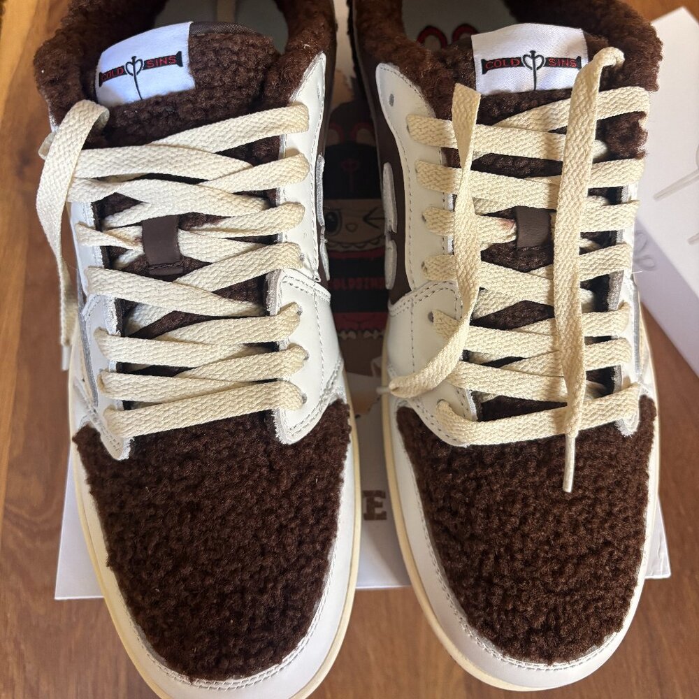 Cold Sins JACK THE RIPPER X LABUBU CUSTOMS Travis Scott Sneakers MEN'S SIZE 11